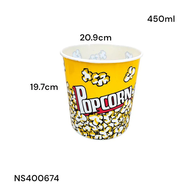 Cubeta de Popcorn de Plástico 450ml NS400674 Millo. Palomita de maíz. - Image 2