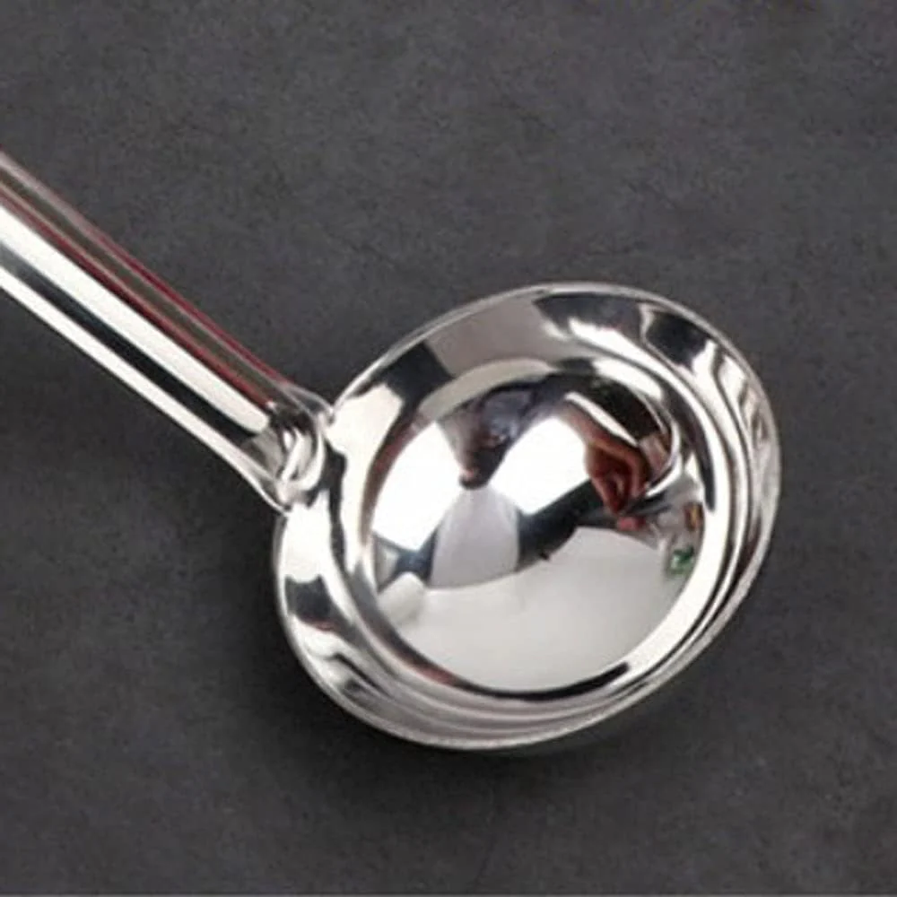 Cucharon de Acero Inoxidable Grueso de 10oz MI-4057 - Image 3