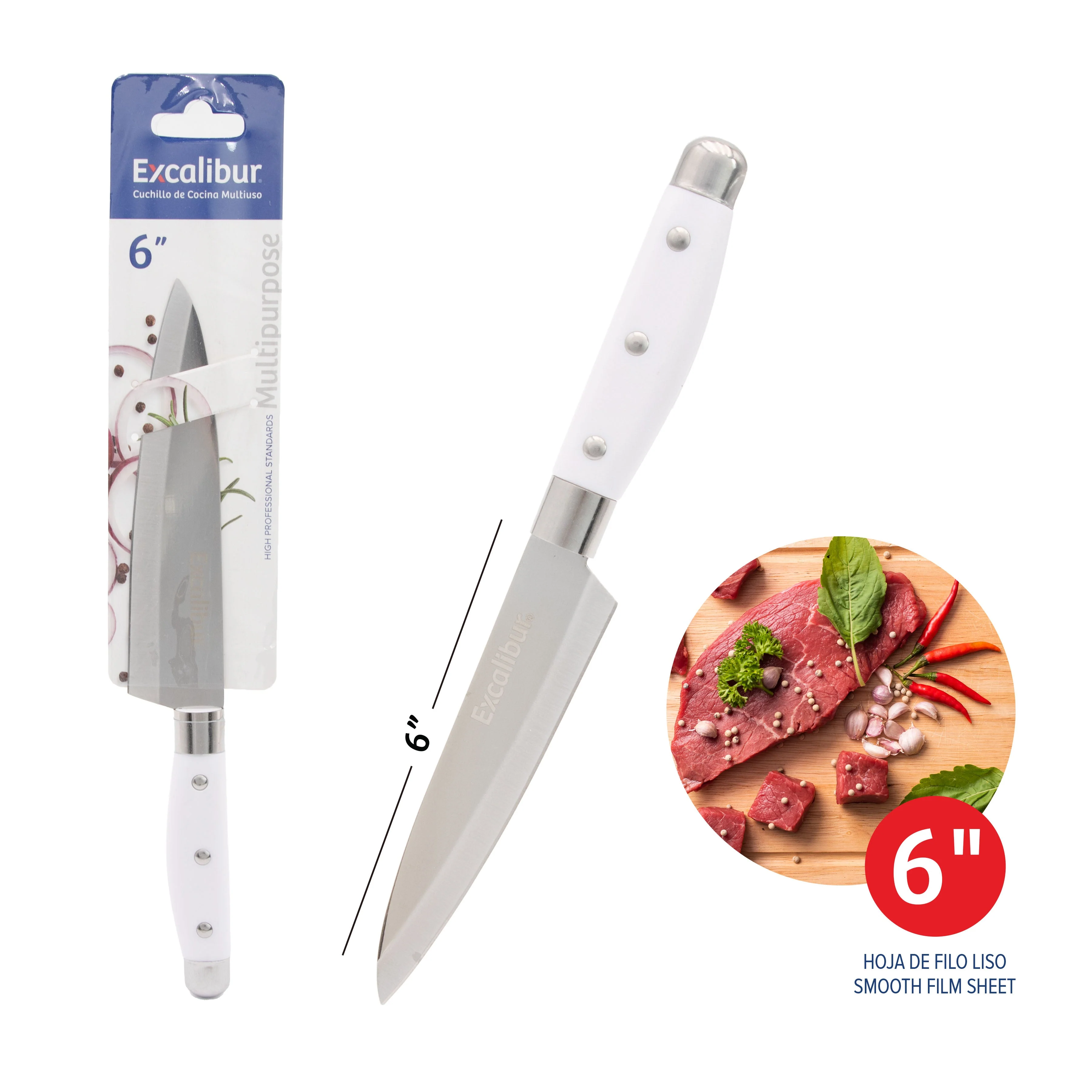 Cuchillo de Cocina 6" Excalibur 7A019-KF5206-6BLS