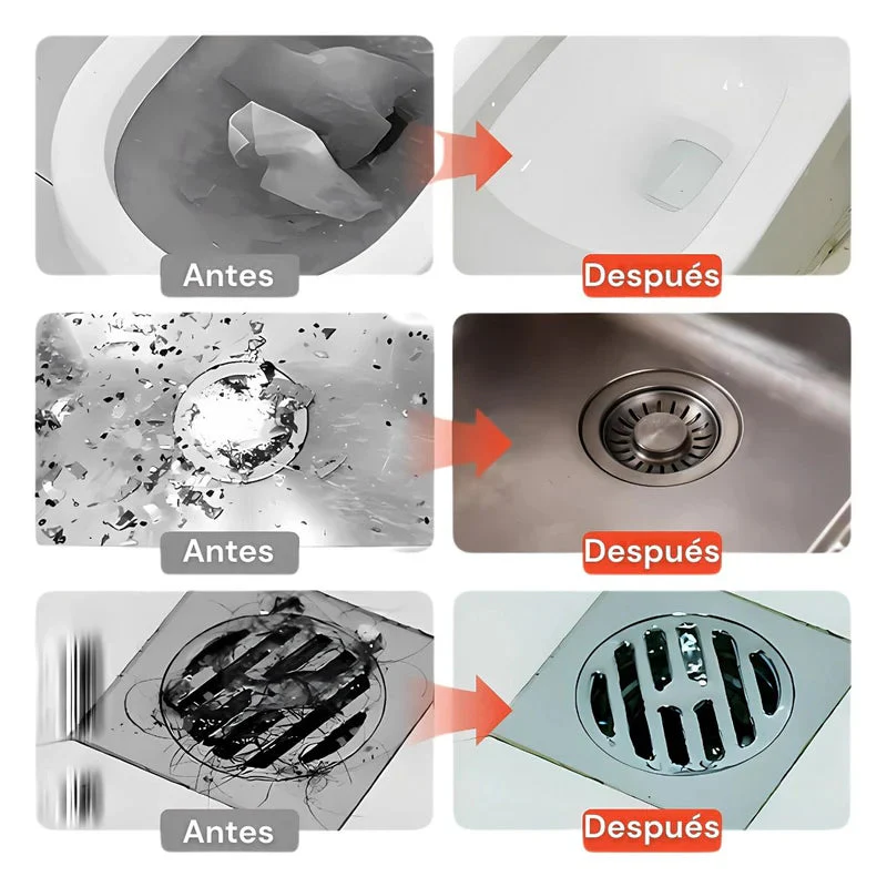 Destapador De Inodoros De Alta Presión. Destapacaños De Succión Potente Para Baño, Cocina Y Drenajes. Destapa Cañerias TU192 - Image 2