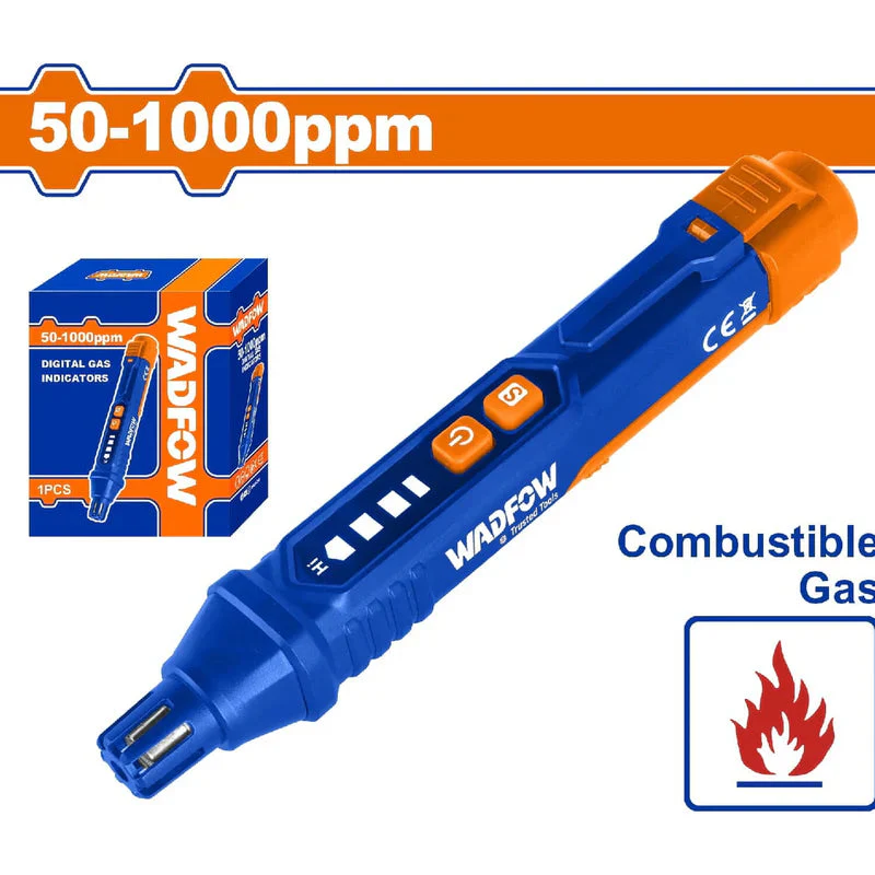 Detector Digital De Gases. Pantalla LCD. Detecta Gas Combustible. 50-1000Ppm. Wadfow WGH1503