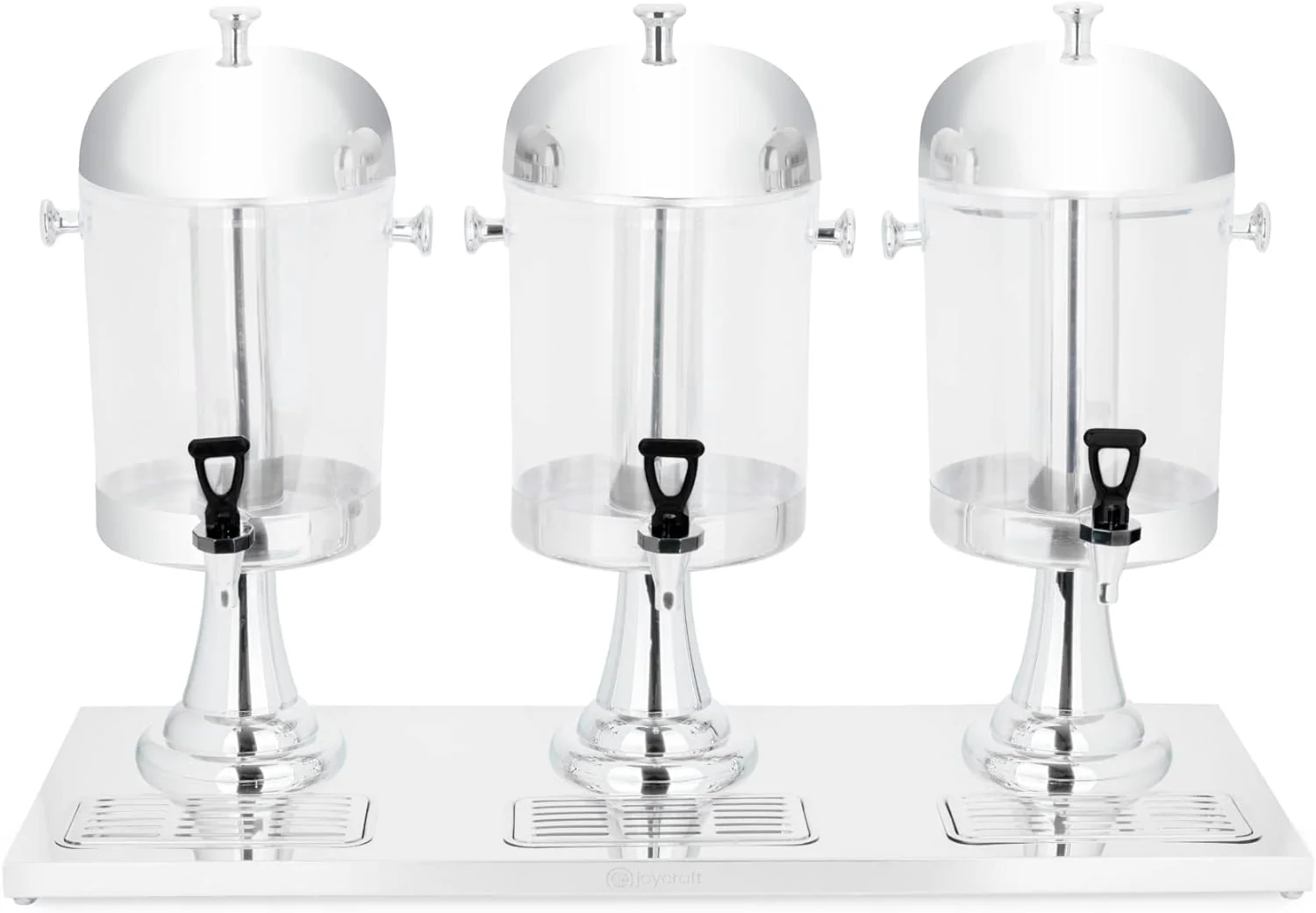 Dispensador de Jugos Triple Hotelero de Acero Inoxidable 8+8+8L JD-83 Chicha. Chichera. - Image 3