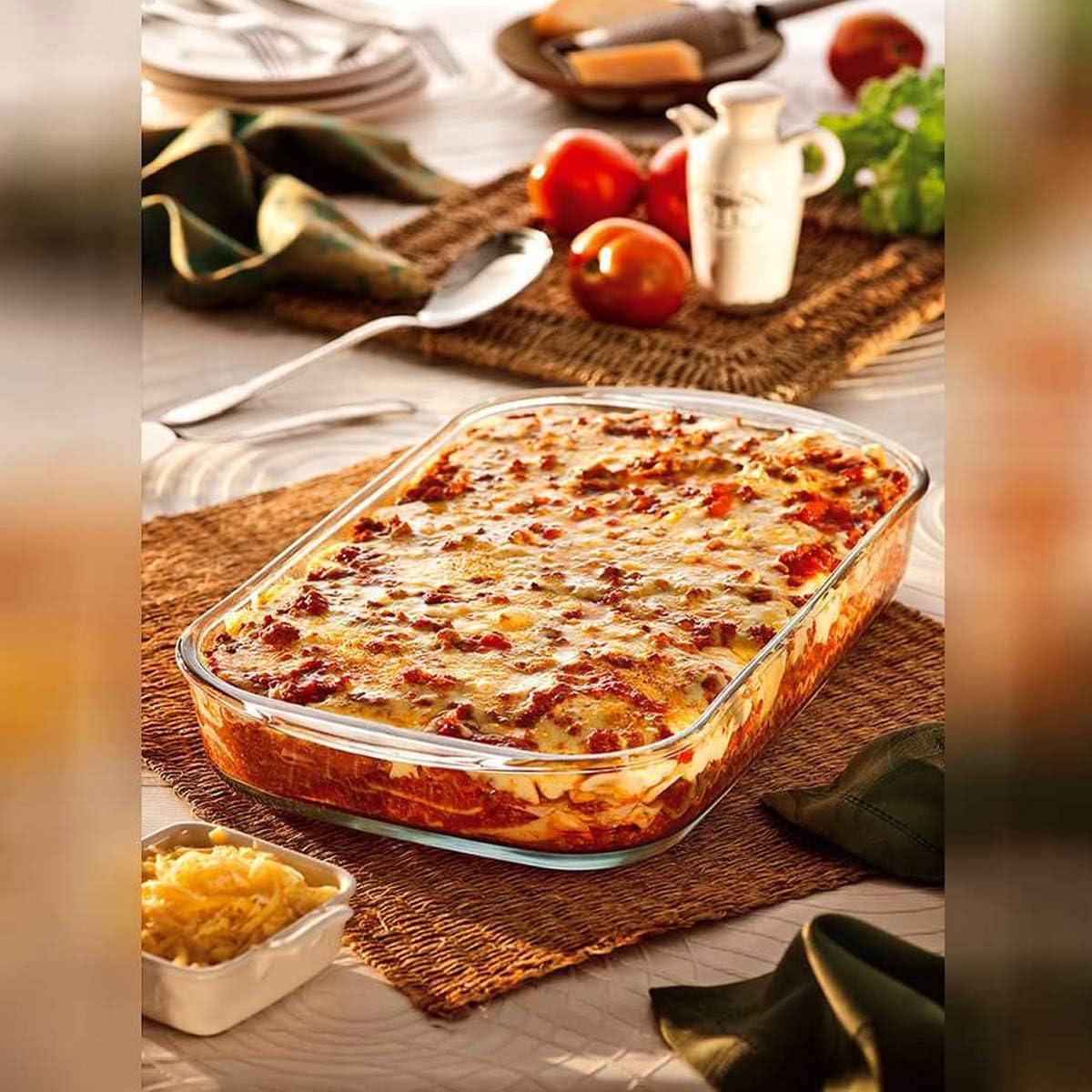 Envase Asador de Vidrio Rectangular 4L con Tapa Plástica 68220201097351 - Image 3