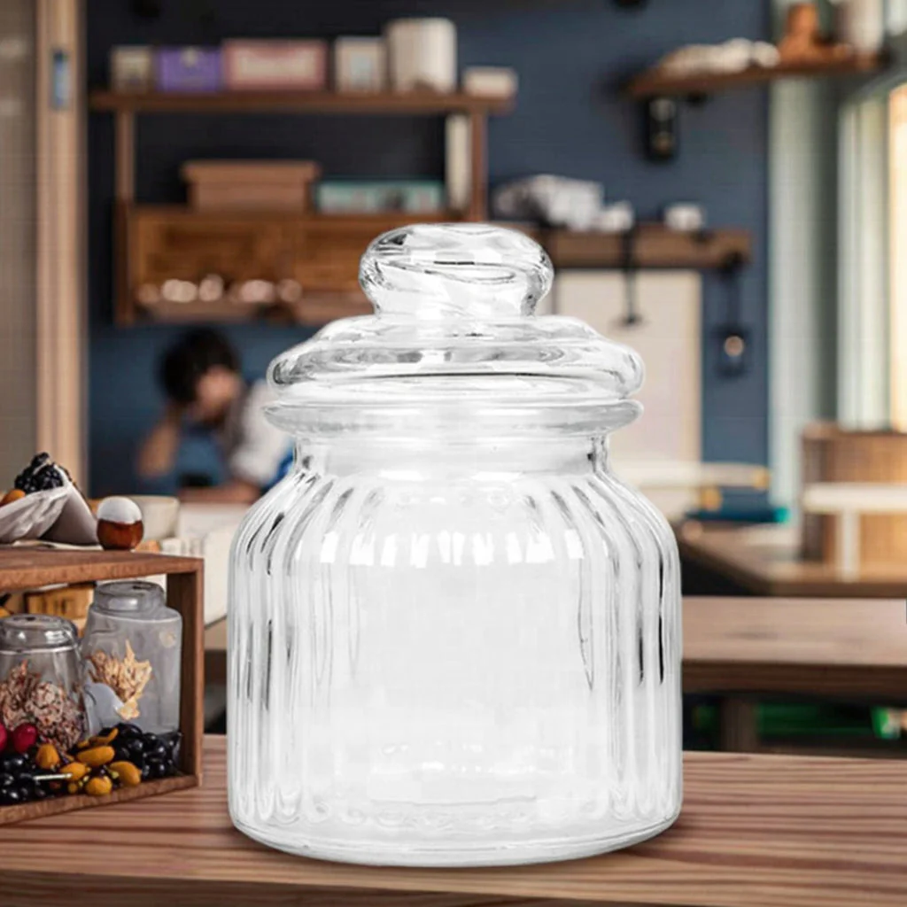 Envase con Tapa de Vidrio 650ml 10x14cm NS428830 - Image 2