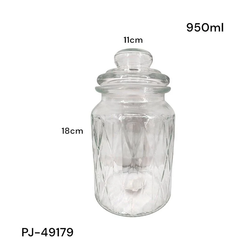 Envase con Tapa de Vidrio 950ml PJ-49179