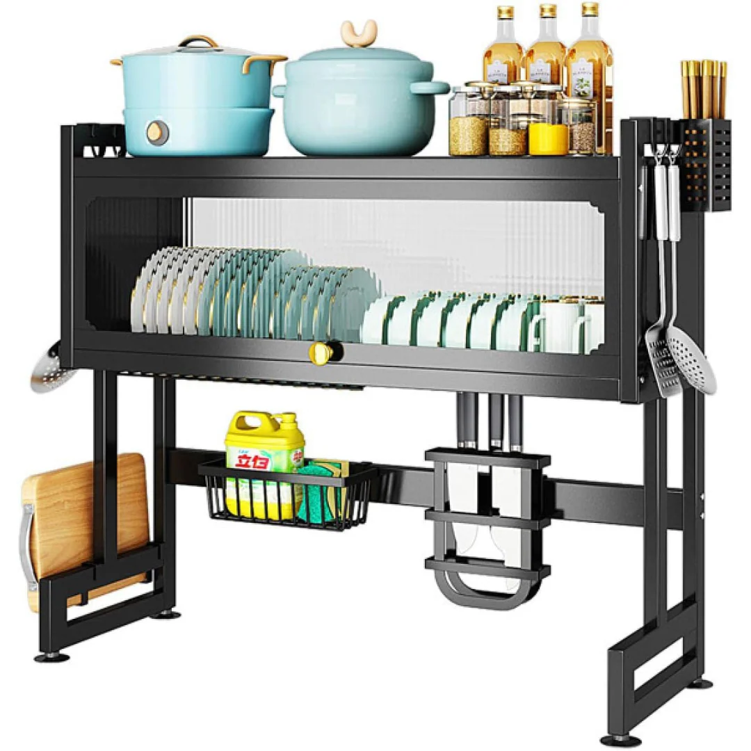 Escurridor con Gavetero Sobre Fregador Doble Tina 80x94cm HW-85000 - Image 4