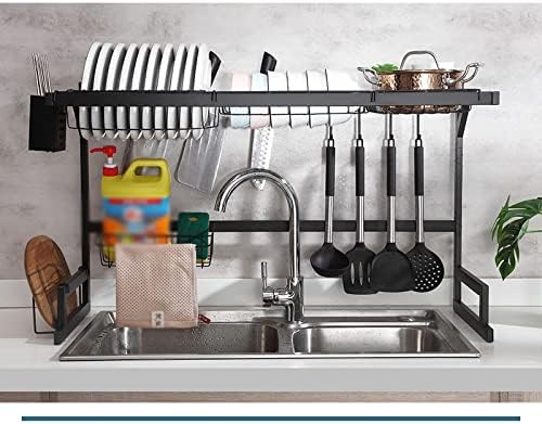 Escurridor de Platos Metal Negro 32x50x84cm KC-30695 - Image 4