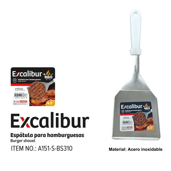 Espátula para Hamburguesas 4.5" Excalibur A151-S-BS310