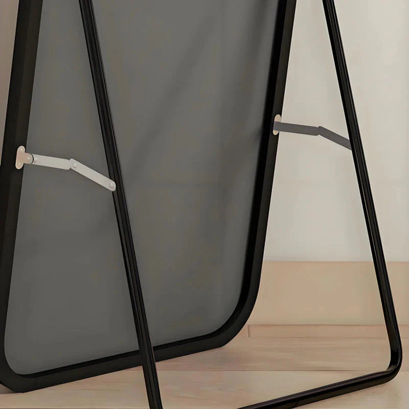 Espejo De Cuerpo Entero Vertical 50X160cm Con Marco Negro Moderno Para Dormitorio O Pasillo UN-A137 - Image 2