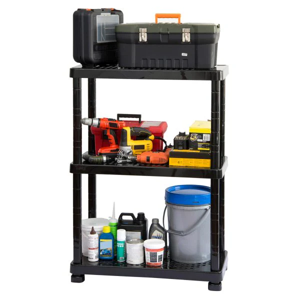 Estante de Plástico de 3 Niveles 91x61x31cm LHC-3-50030