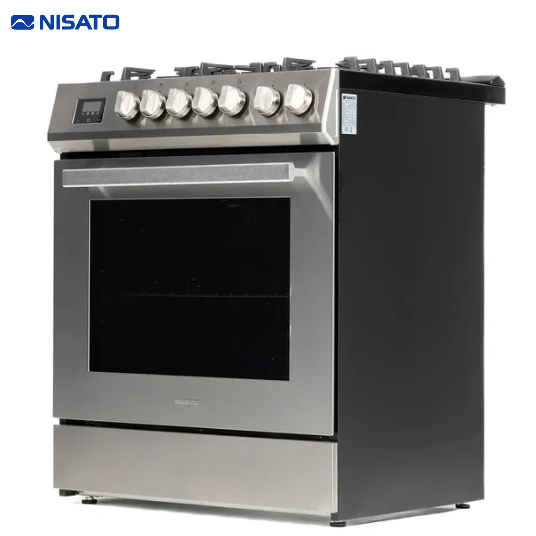 Estufa con Horno 5 Quemadores 30" Silver Pro Semi Profesional Nisato NE-7864DGAZ9 - Image 2