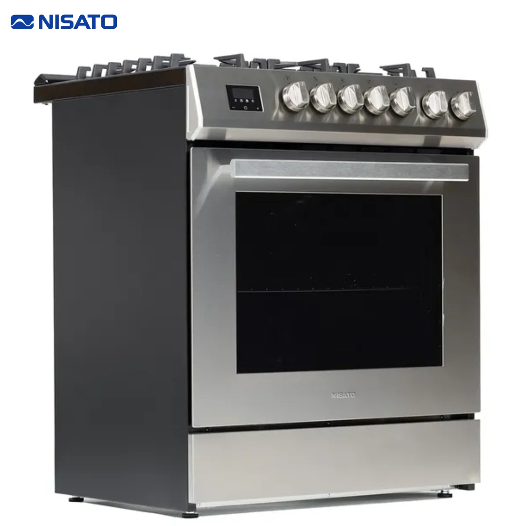 Estufa con Horno 5 Quemadores 30" Silver Pro Semi Profesional Nisato NE-7864DGAZ9 - Image 3