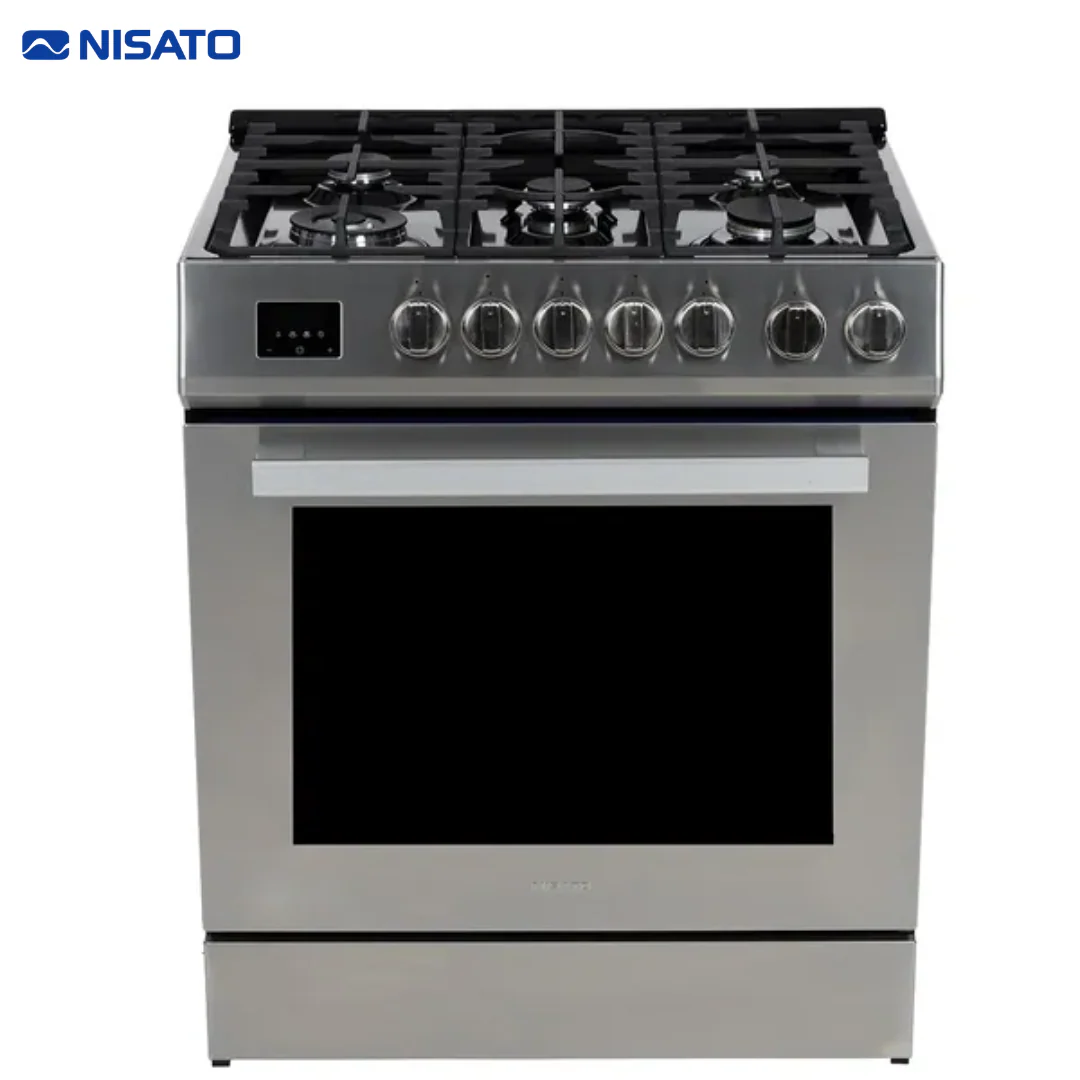 Estufa con Horno 5 Quemadores 30" Silver Pro Semi Profesional Nisato NE-7864DGAZ9 - Image 5