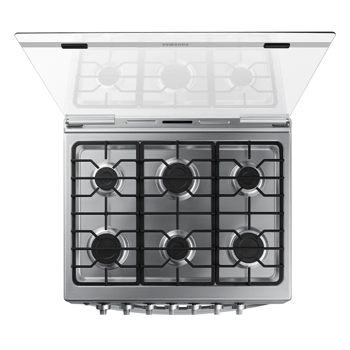 Estufa con Horno 6 Quemadores 30" a Gas Acero Inoxidable Samsung NX52D3000MV/AX - Image 5