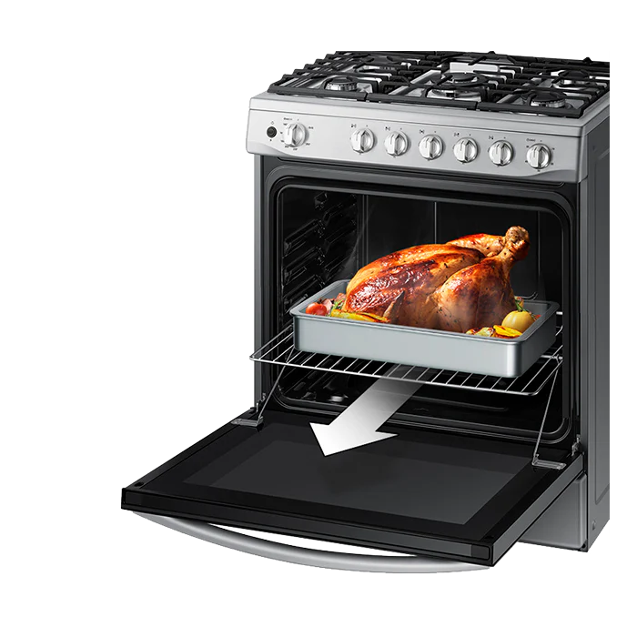 Estufa con Horno 6 Quemadores 30" a Gas Acero Inoxidable Samsung NX52D3000MV/AX - Image 8