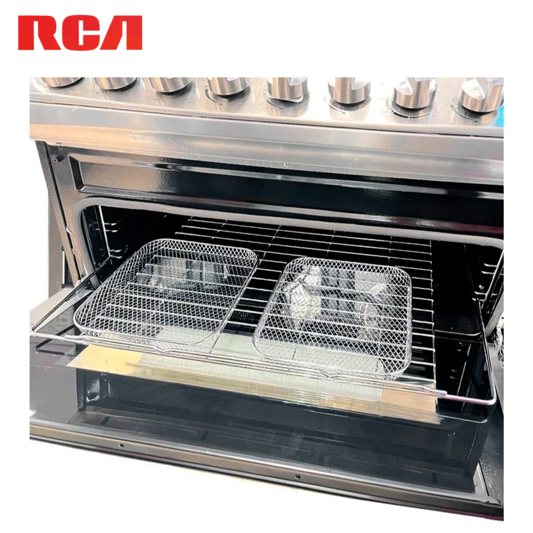 Estufa con Horno a Gas y Freidora de Aire 30" 5 Quemadores Acero Inoxidable RCA RCCR7652 - Image 5