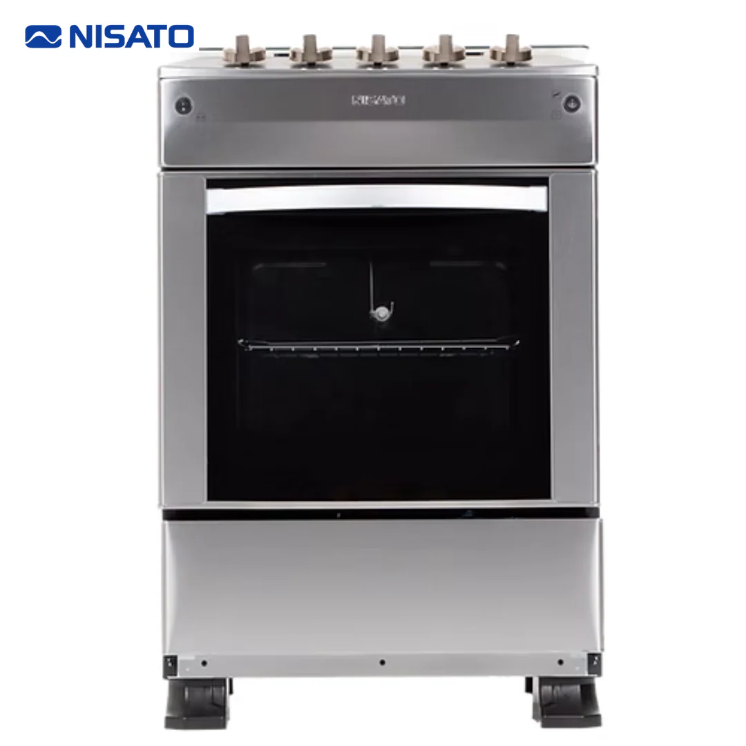 Estufa con Horno de 24" 4 Quemadores Acero Inoxidable Nisato NPX-6064TLEPHFM (A)