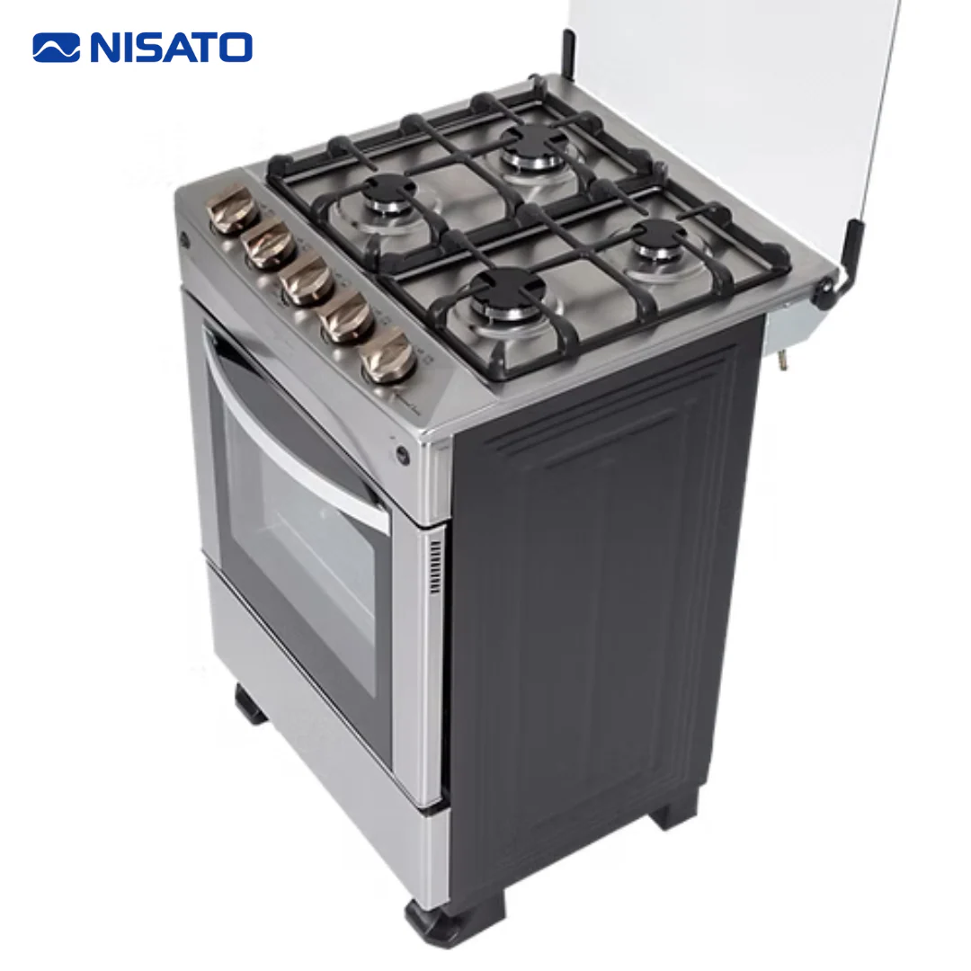 Estufa con Horno de 24" 4 Quemadores Acero Inoxidable Nisato NPX-6064TLEPHFM (A) - Image 2