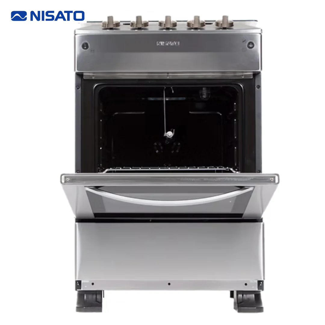 Estufa con Horno de 24" 4 Quemadores Acero Inoxidable Nisato NPX-6064TLEPHFM (A) - Image 3