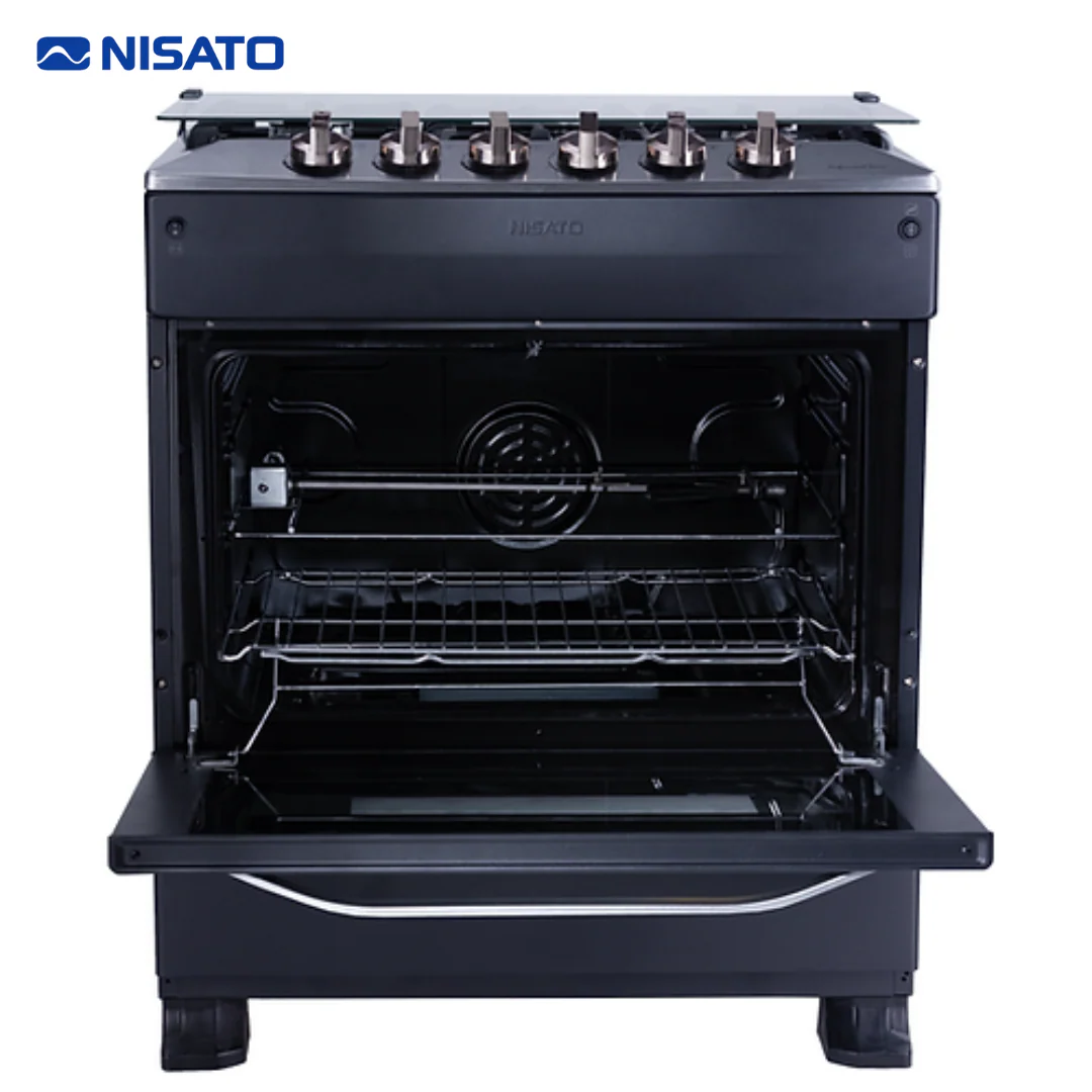 Estufa con Horno de 30" 5 Quemadores Negro Nisato NPE-7635TLENPHFM (A) - Image 2
