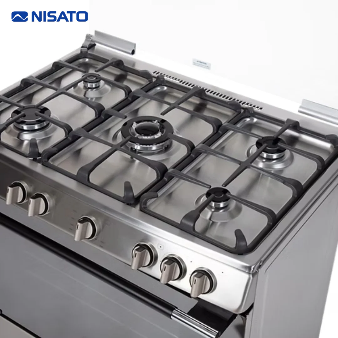 Estufa con Horno de 36" 5 Quemadores en Acero Inoxidable Nisato NPX-9061TV (A) - Image 3