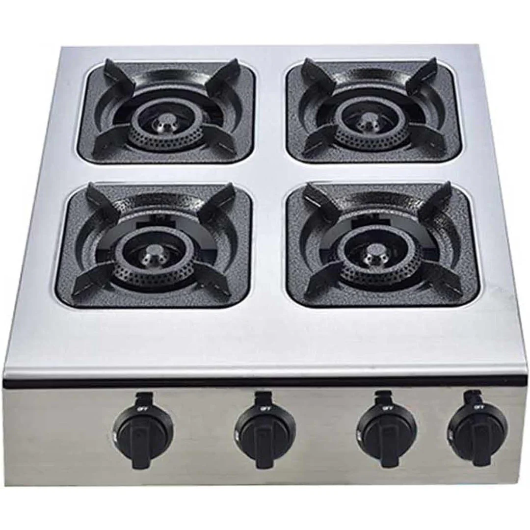 Estufa de Acero Inoxidable para Mesa de 4 Quemadores K-SS4030s