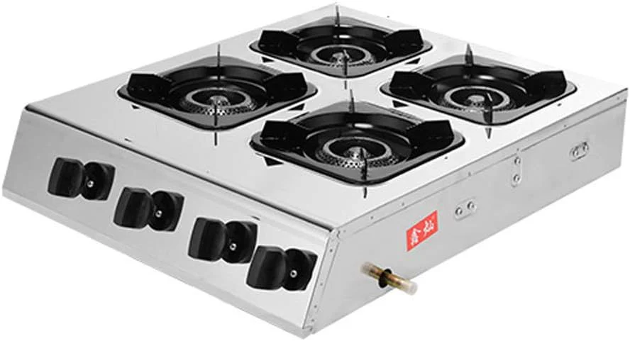 Estufa de Acero Inoxidable para Mesa de 4 Quemadores K-SS4030s - Image 2