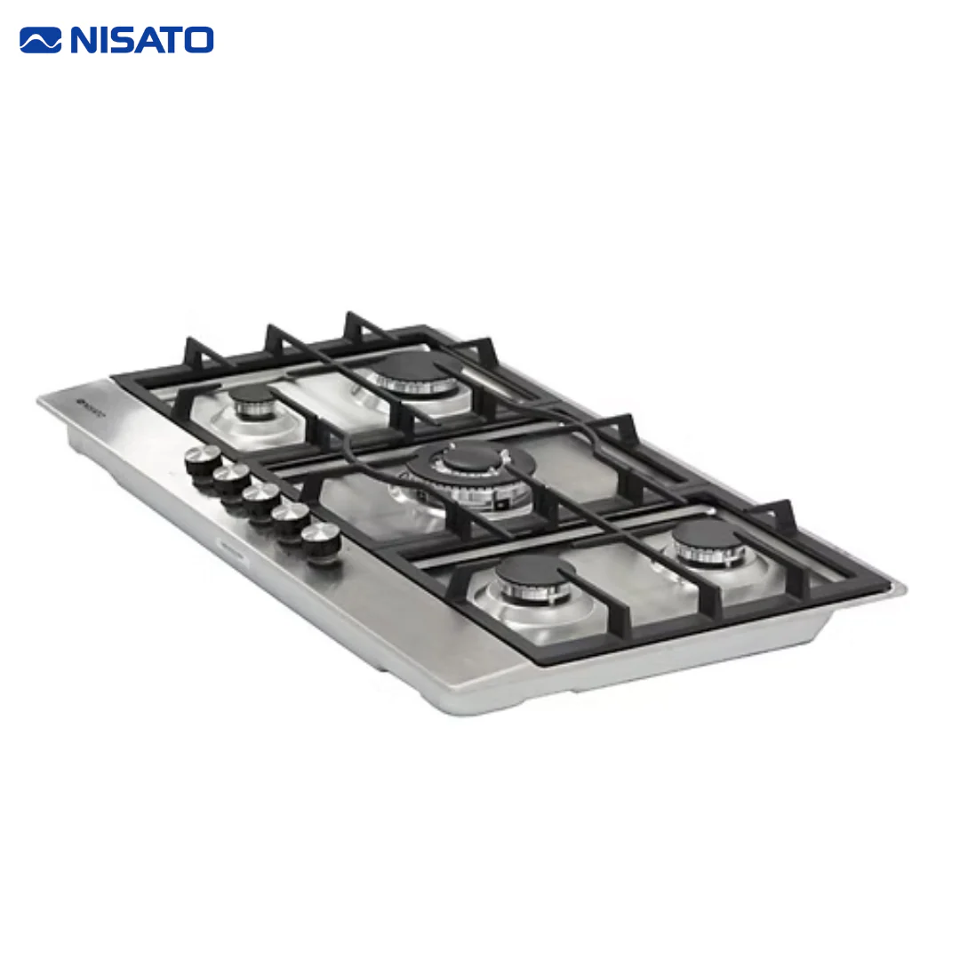 Estufa Empotrable de Acero Inoxidable 36" 5 Quemadores a Gas Nisato NPCT-90PRODM - Image 2