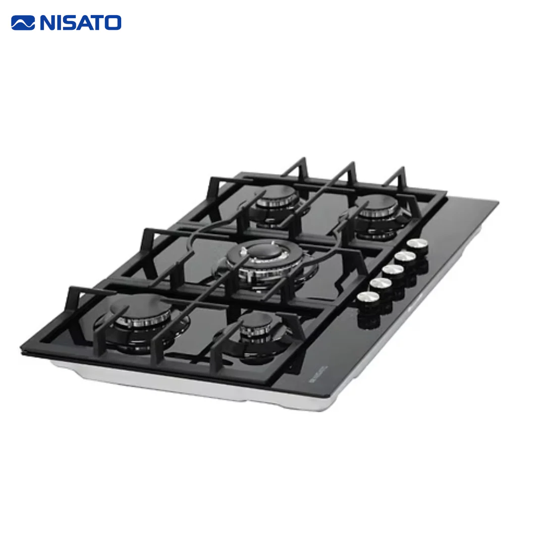 Estufa Empotrable de Vidrio 30" 5 Quemadores a Gas Nisato NPCT-851GSDM - Image 3