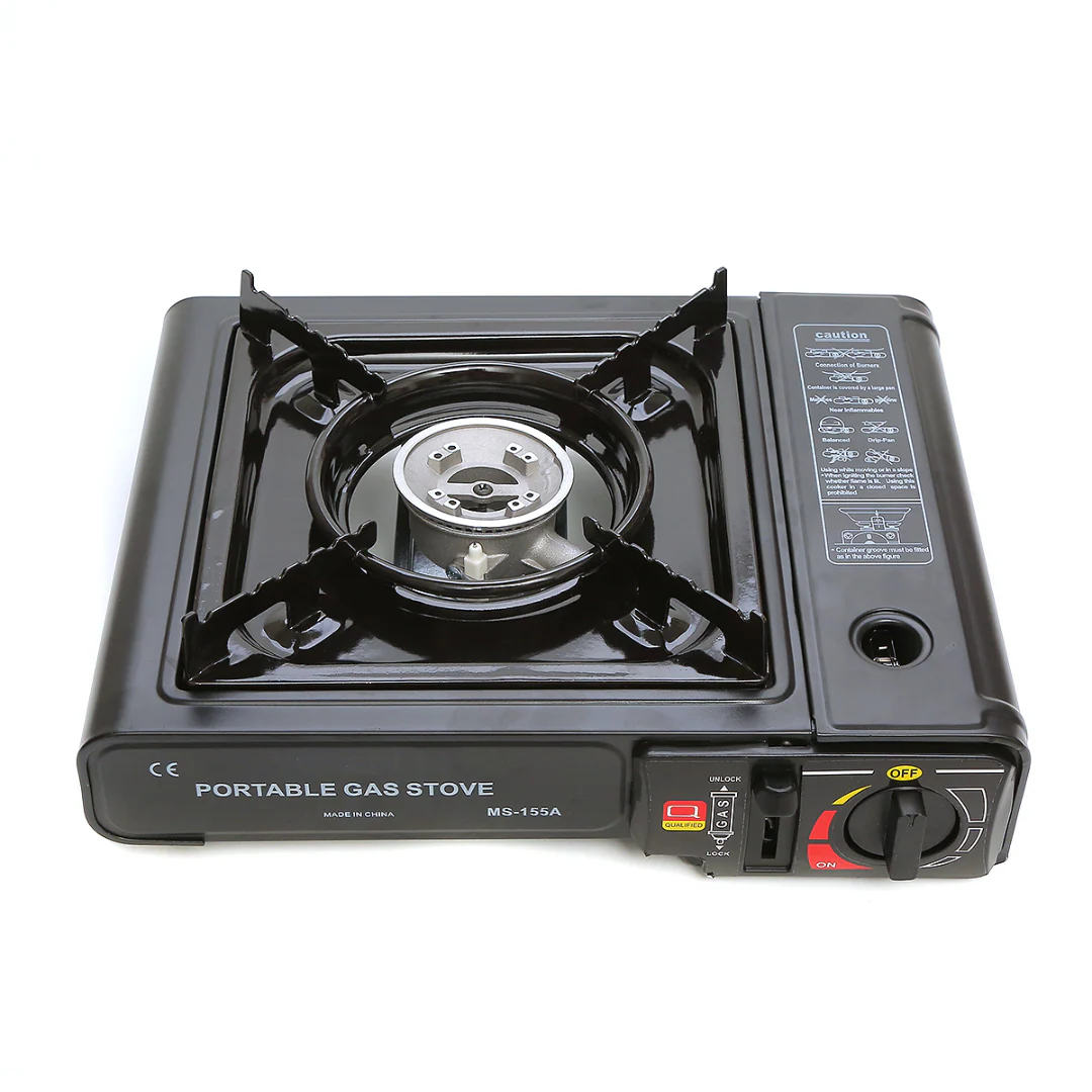 Estufa Portátil de Gas Butano Negro FS-155-A Estufa Butano. - Image 2