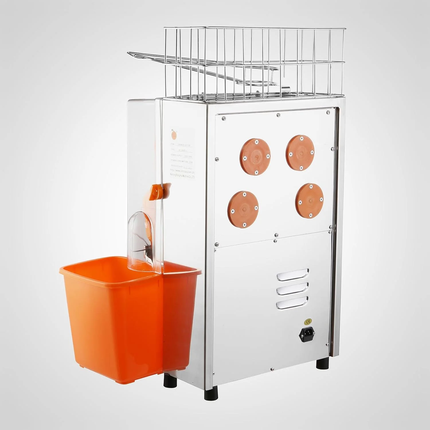Exprimidor de Cítricos Automático Industrial 110/60Hz 120W 2000E-2 Naranja. Jugo. - Image 4