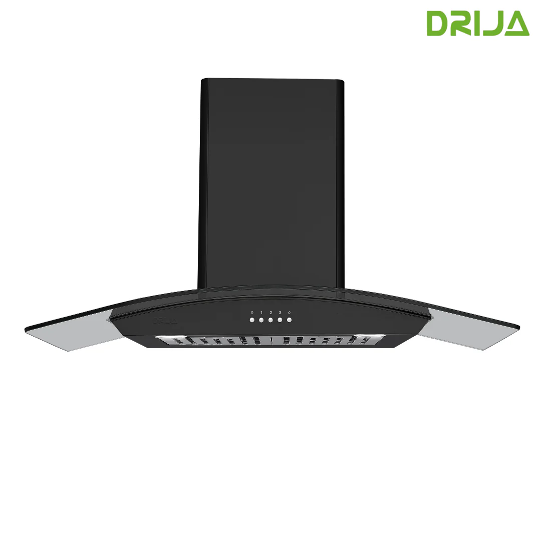 Extractor de Grasa Tipo Campana Negro Mate Galaxy 90 Black Drija