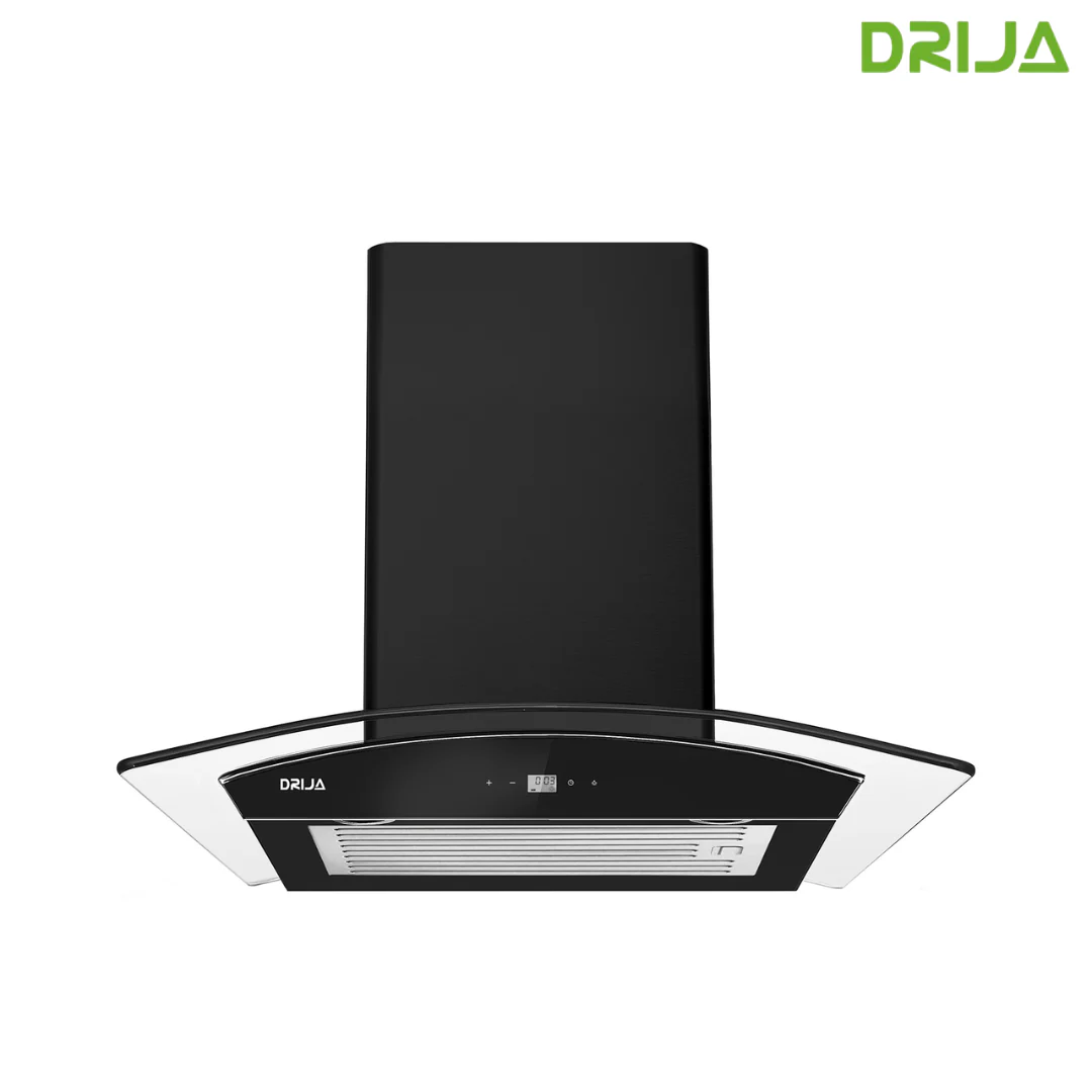 (POR PEDIDO) Extractor de Grasa Tipo Campana Negro Mate Prisma Touch 60 Black Drija