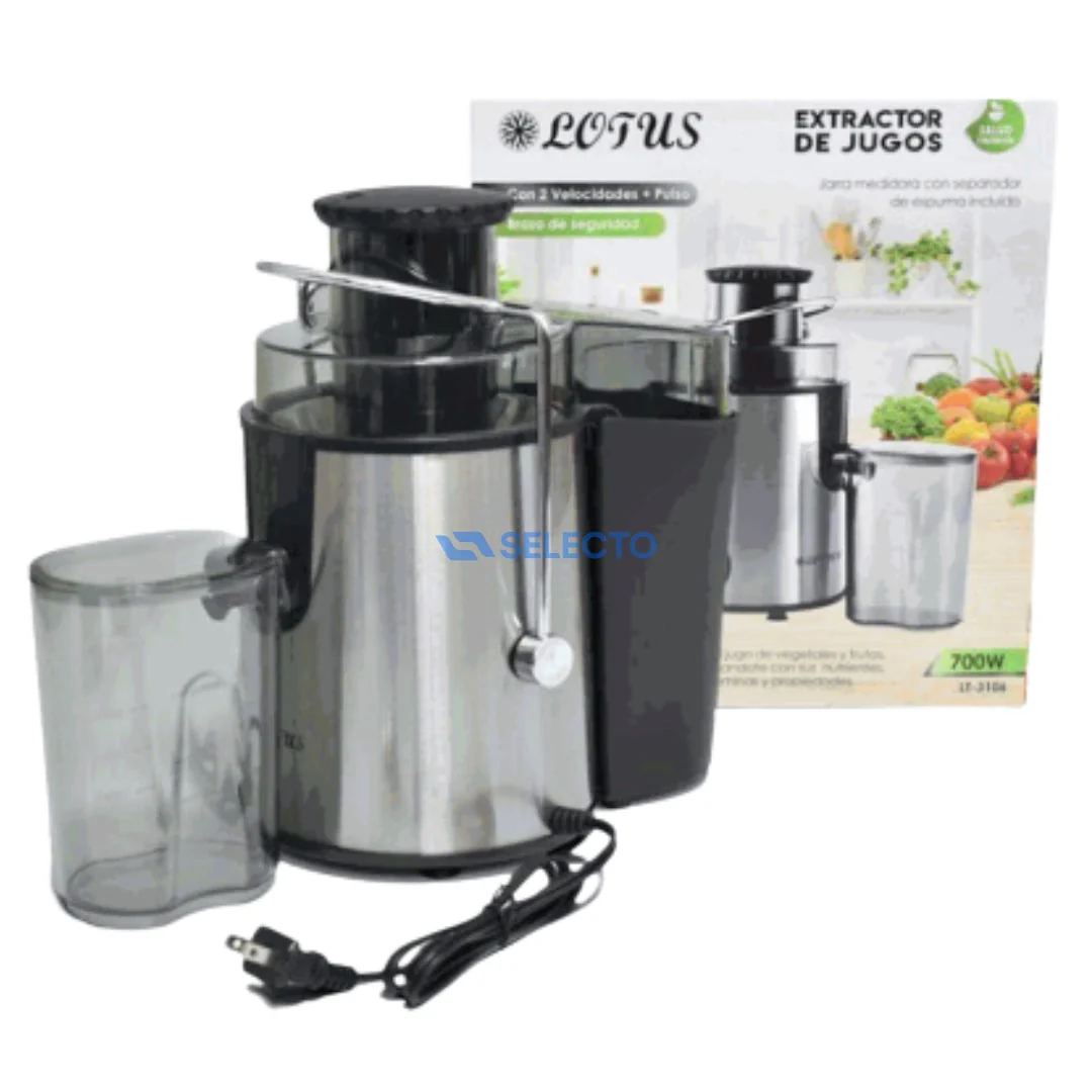 Extractor de Jugos Eléctrico 700W Lotus LT-3106 - Image 6