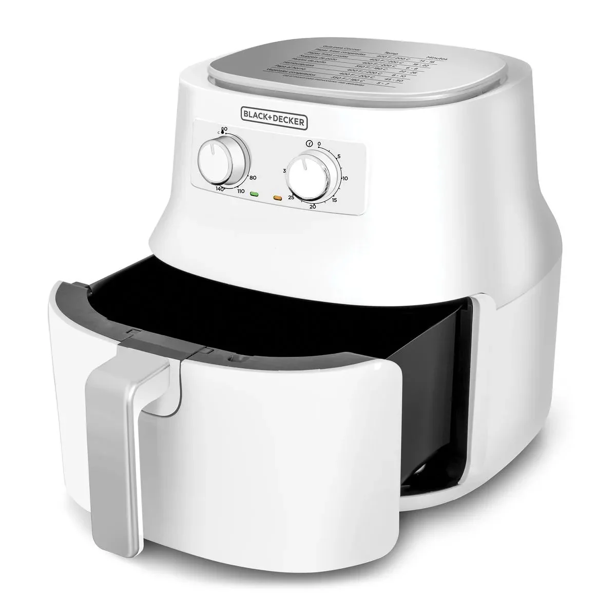 Freidora de Aire Eléctrica 4.5L Blanco Black and Decker HF4004W - Image 2