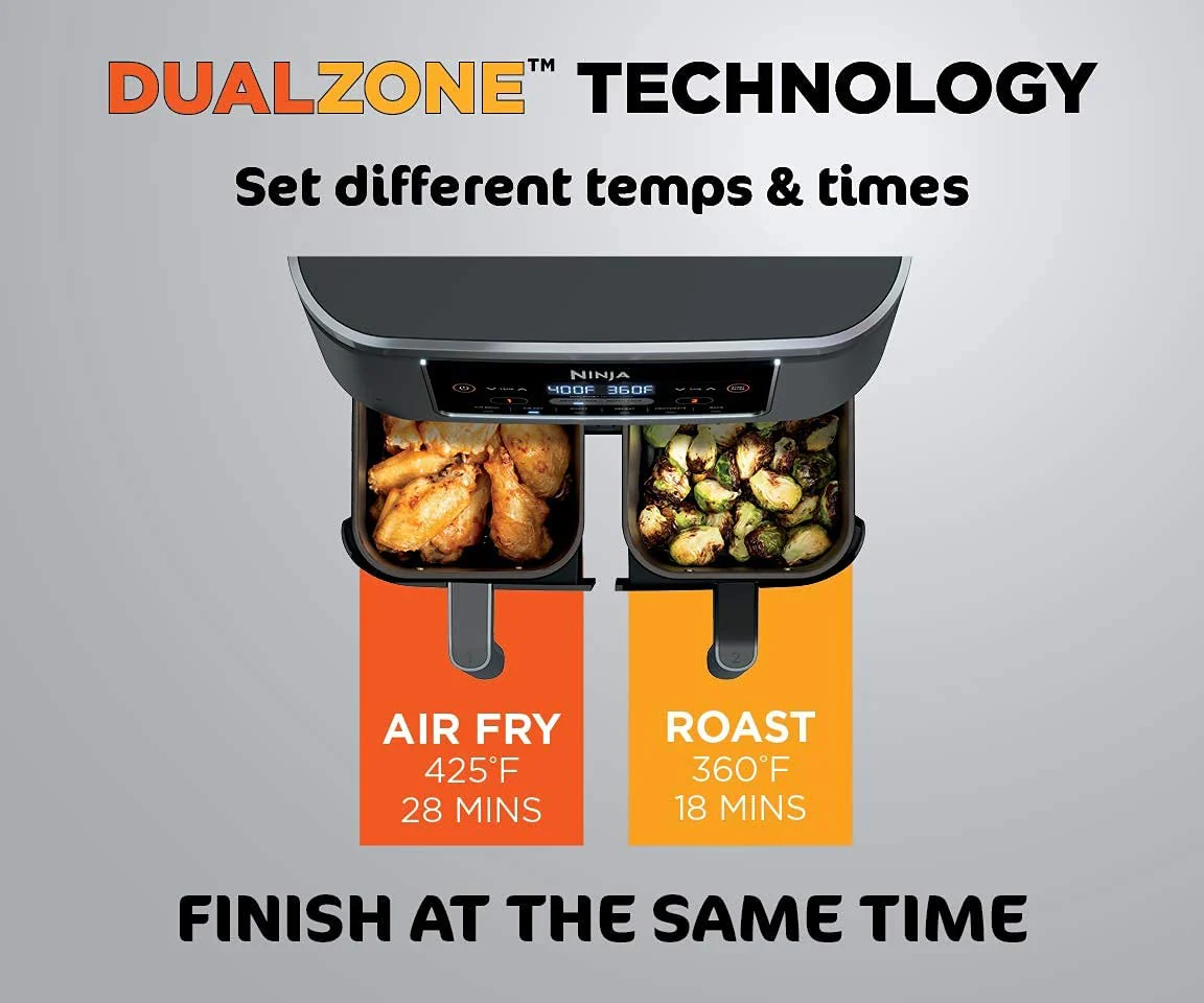 Freidora de Aire Foodi DualZone 6en1 18QT NINJA DZ201 - Image 10