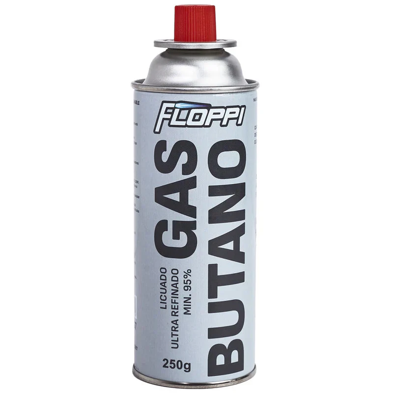 Gas Butano Camping Ultra Refinado Para Sopletes. 250 G Floppi FL-RG7