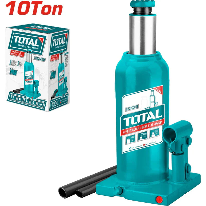 Gato Hidraulico Botella,10Ton C/Valv De Seguridad,Alt Min230mm Max460mm,Recorrido 230Mm,Peso 6.5Kg Total THT109102