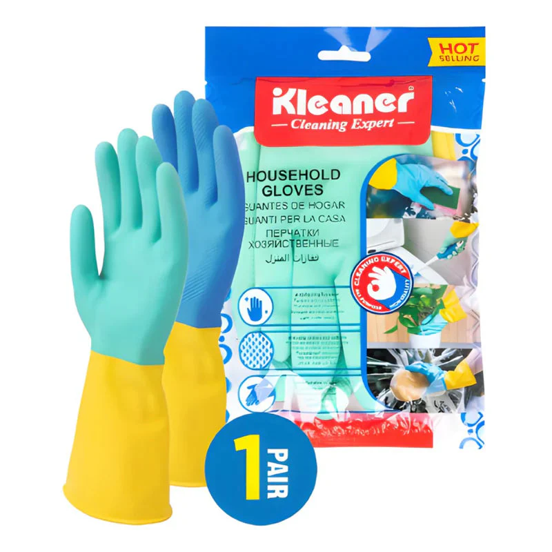 Guantes De Limpieza De Látex Reutilizables (1 Par). GSH019