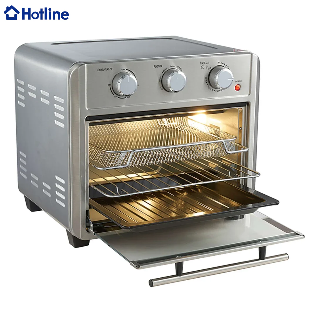 Horno con Freidora de Aire 1700W 22 Litros 6 en 1 Hotline HLAO22SS - Image 4