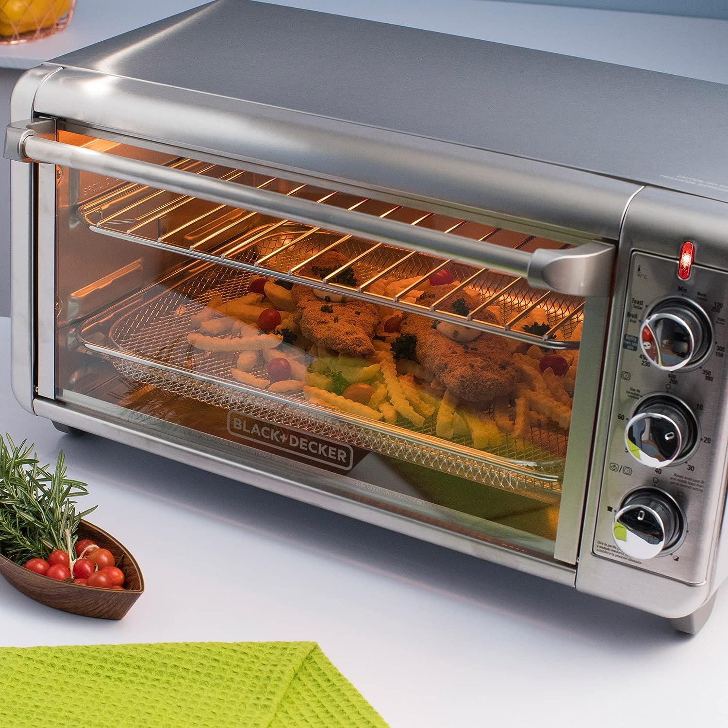 Horno con Freidora de Aire Extra Amplio Black and Decker TO3265XSSLA - Image 3