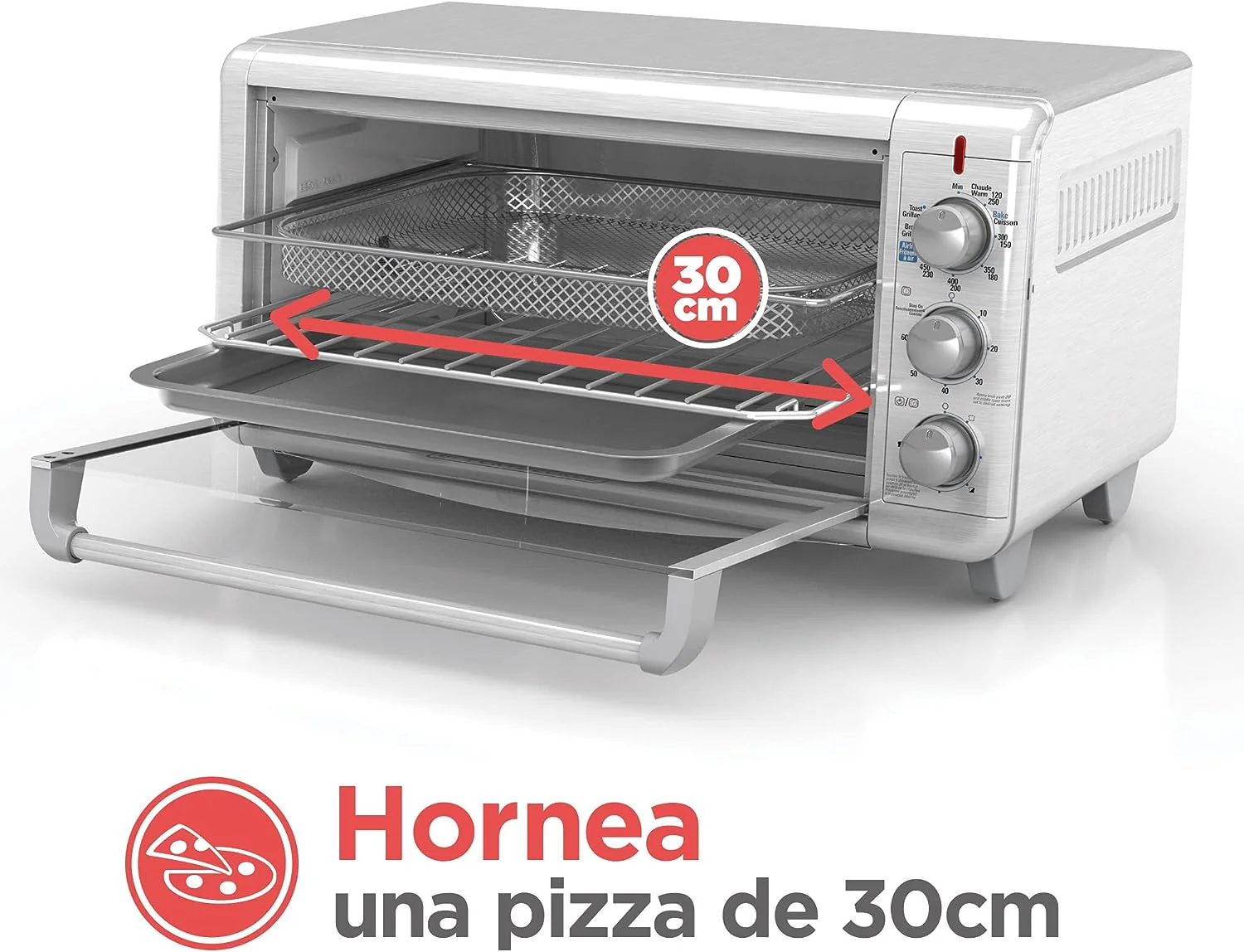 Horno con Freidora de Aire Extra Amplio Black and Decker TO3265XSSLA - Image 5