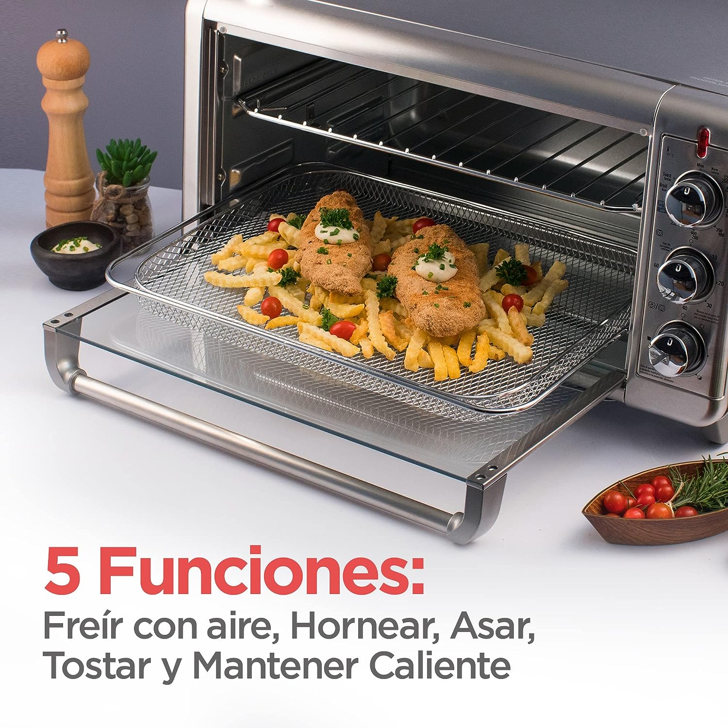 Horno con Freidora de Aire Extra Amplio Black and Decker TO3265XSSLA - Image 6