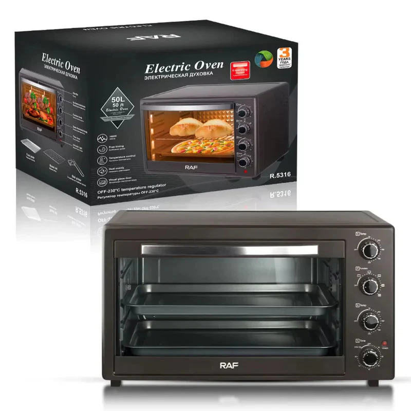 Horno Eléctrico 38L 1700W, Puerta De Vidrio, 3 Modos, Calor Uniforme, Control Temperatura. Horno Tostador R.95316-110 - Image 2