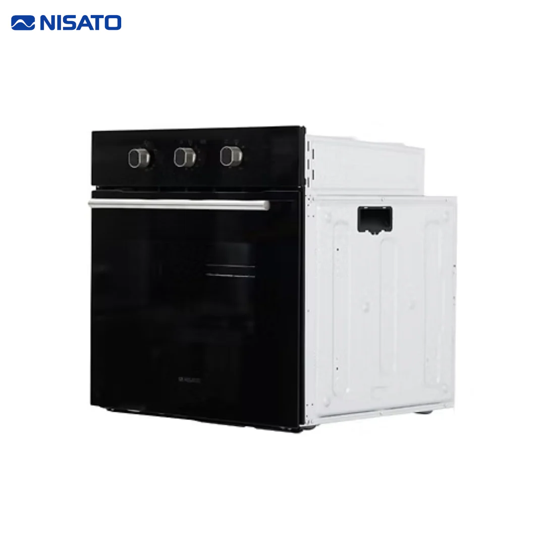 Horno Empotrable a Gas de 24" Vidrio Templado Negro Nisato NPH-24GBDM