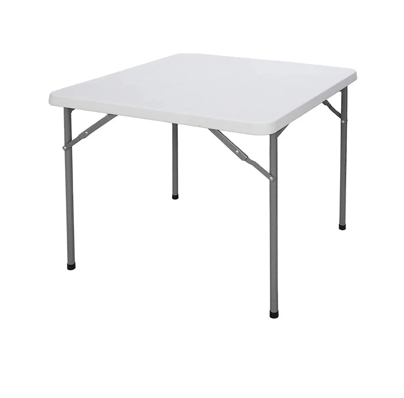 Mesa Cuadrada Plegable Blanco 86cm HS-F86