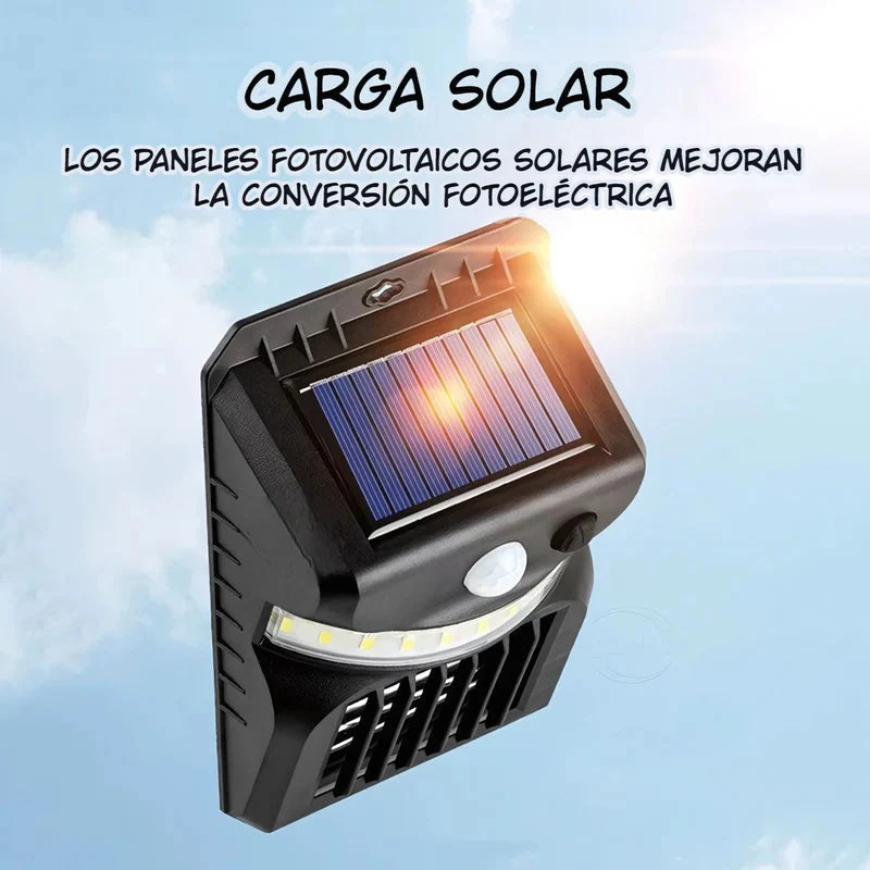 Lámpara Solar Antimosquitos De 26 LED Con Sensor De Movimiento. Luz Blanca Y Cálida. Trampa Mata Insectos Con Panel Solar. TU249 - Image 4