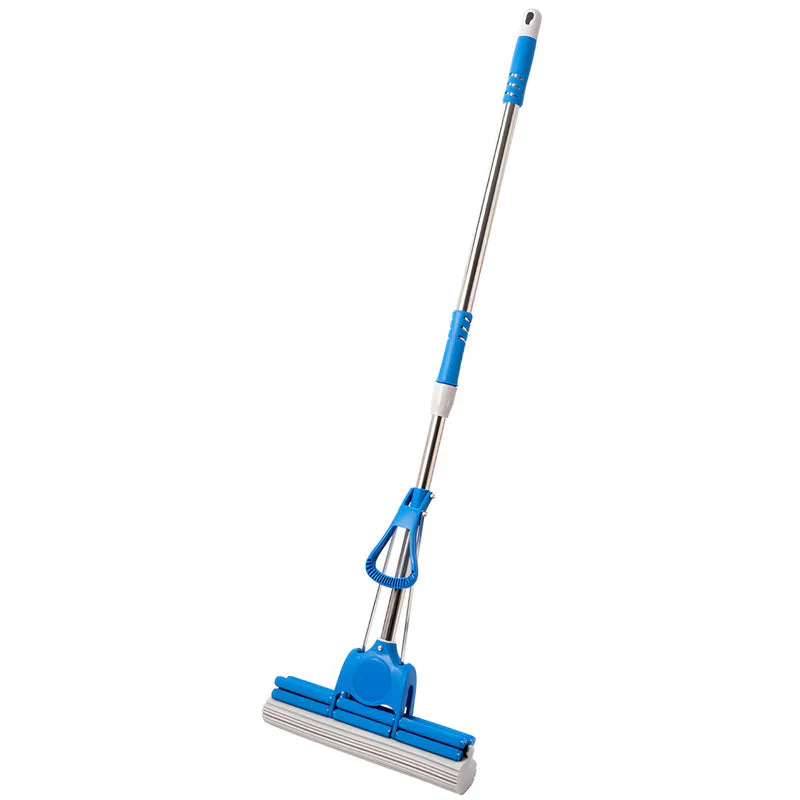 Lampazo Mopa De Esponja PVA Con Escurridor (33Cm). Trapeador Absorbente Con Mango Telescópico 88–115Cm.  GSA034
