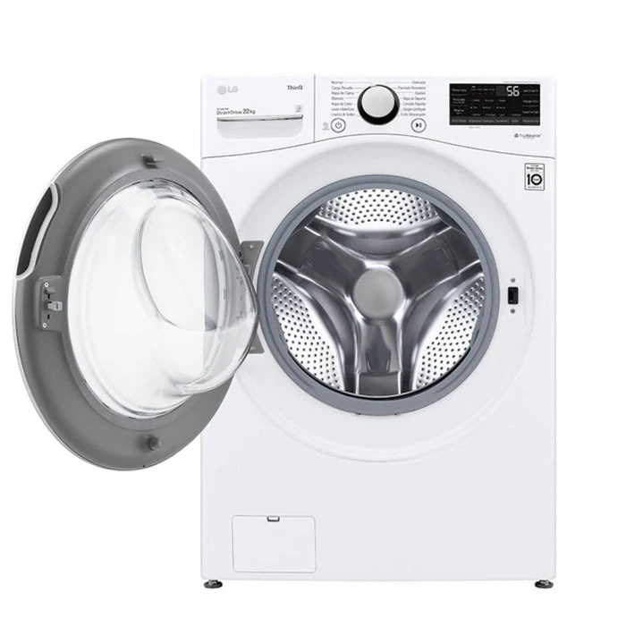 Lavadora Automática Carga Frontal 22kg ThinQ Steam TurboWash LG WM22WV2S6BR - Image 8