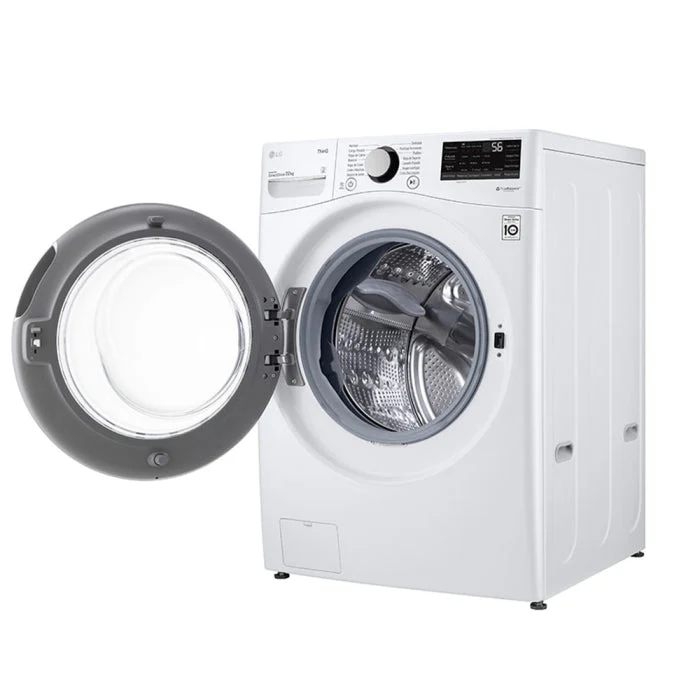 Lavadora Automática Carga Frontal 22kg ThinQ Steam TurboWash LG WM22WV2S6BR - Image 9